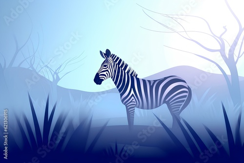 zebra background made by midjeorney