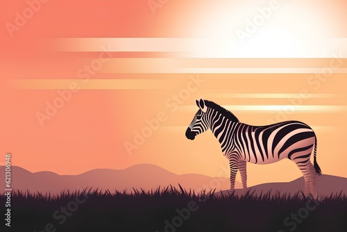 zebra background made by midjeorney