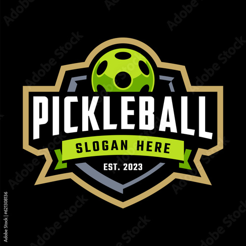 PICKLEBALL VECTOR TEMPLATE LOGO DESIGN