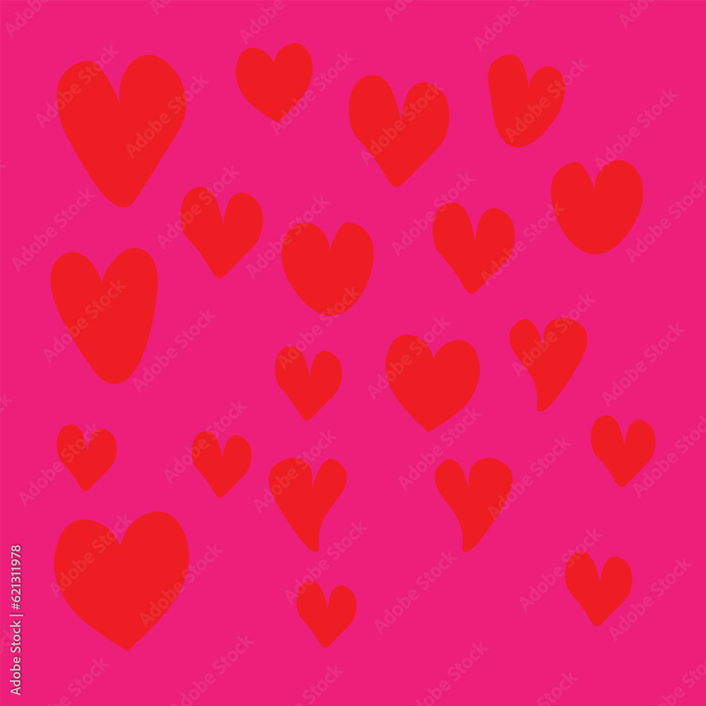 pattern with hearts pattern with hearts