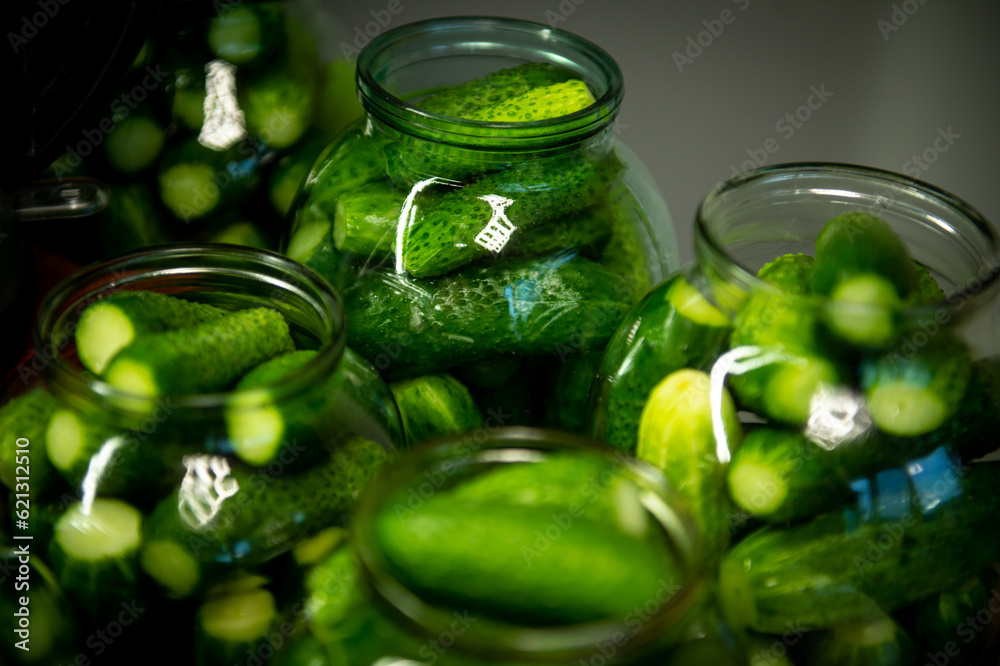 The process of pickling cucumbers. Pickled cucumbers. Homemade pickles. Salted cucumbers. The process of pickling cucumbers. Pickled cucumbers. Homemade pickles. Salted cucumbers.