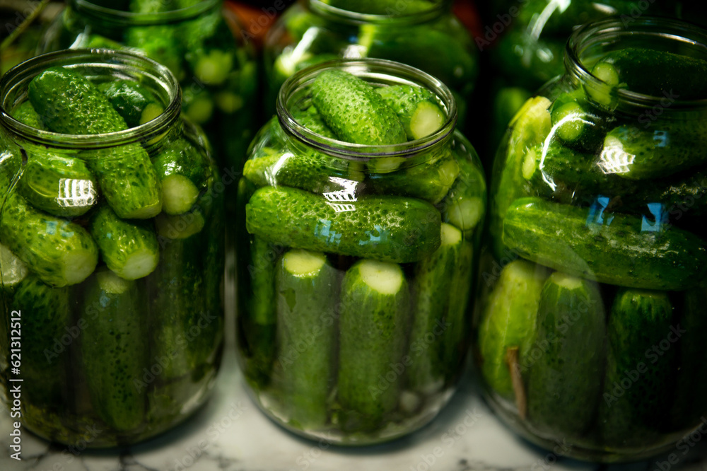 The process of pickling cucumbers. Pickled cucumbers. Homemade pickles. Salted cucumbers. The process of pickling cucumbers. Pickled cucumbers. Homemade pickles. Salted cucumbers.