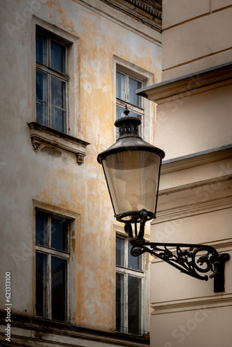 nice vintage streetlamp in old town poznan cityhopping