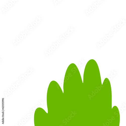 Green Bush Illustration