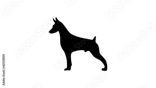 Doberman silhouette