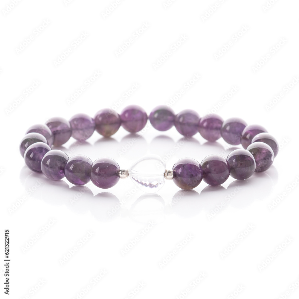 Gemstone beaded bracelets. Healing natural stones. Handmade jewelry.