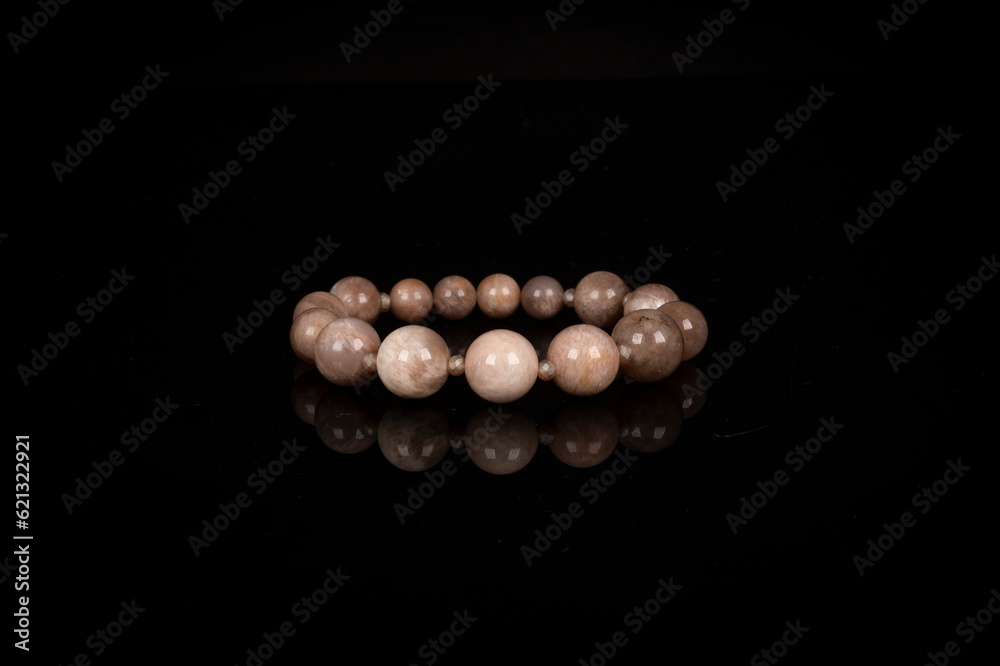 Gemstone beaded bracelets. Healing natural stones. Handmade jewelry.