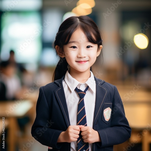 asia girl student smiling 