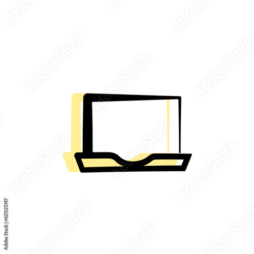 monitor with a screen