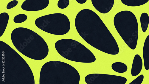 Abstract liquid black dots background