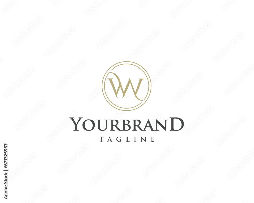WW letter based word mark logo design. WW letter based word mark logo design.