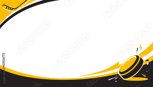 Ice hockey sport  abstract background design. Sports concept