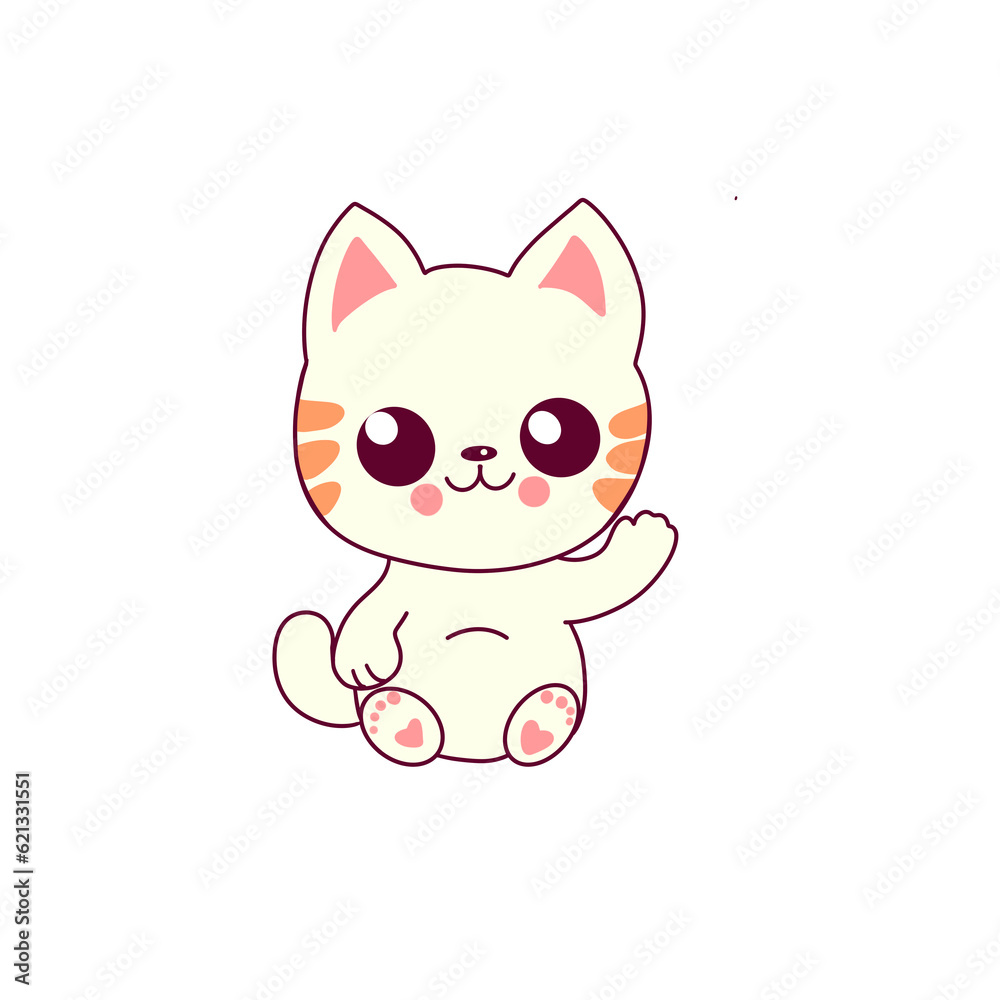 Obraz premium Cartoon cat