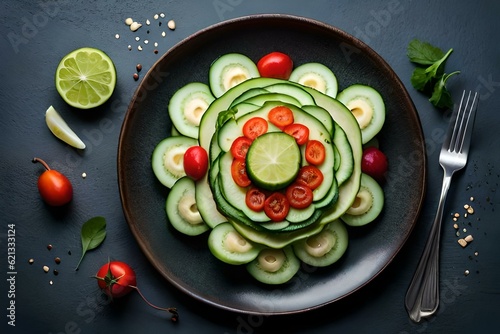 vegetables on a plate