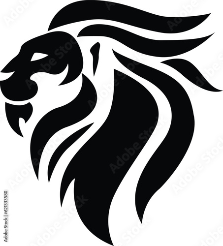 head of a lion vector 