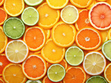 Background of citrus circles