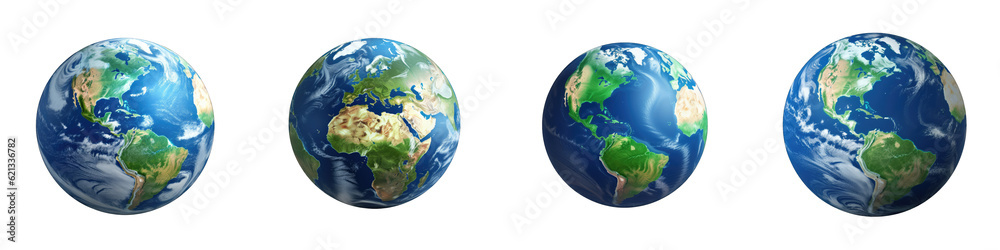 Fototapeta premium Earth clipart collection, vector, icons isolated on transparent background