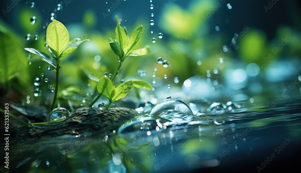grass and water drops background grass and water drops background
