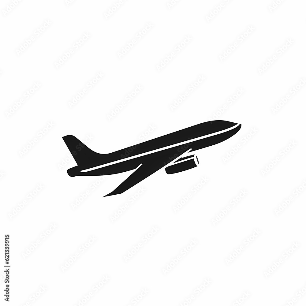 Airplane Logo Illustration Design