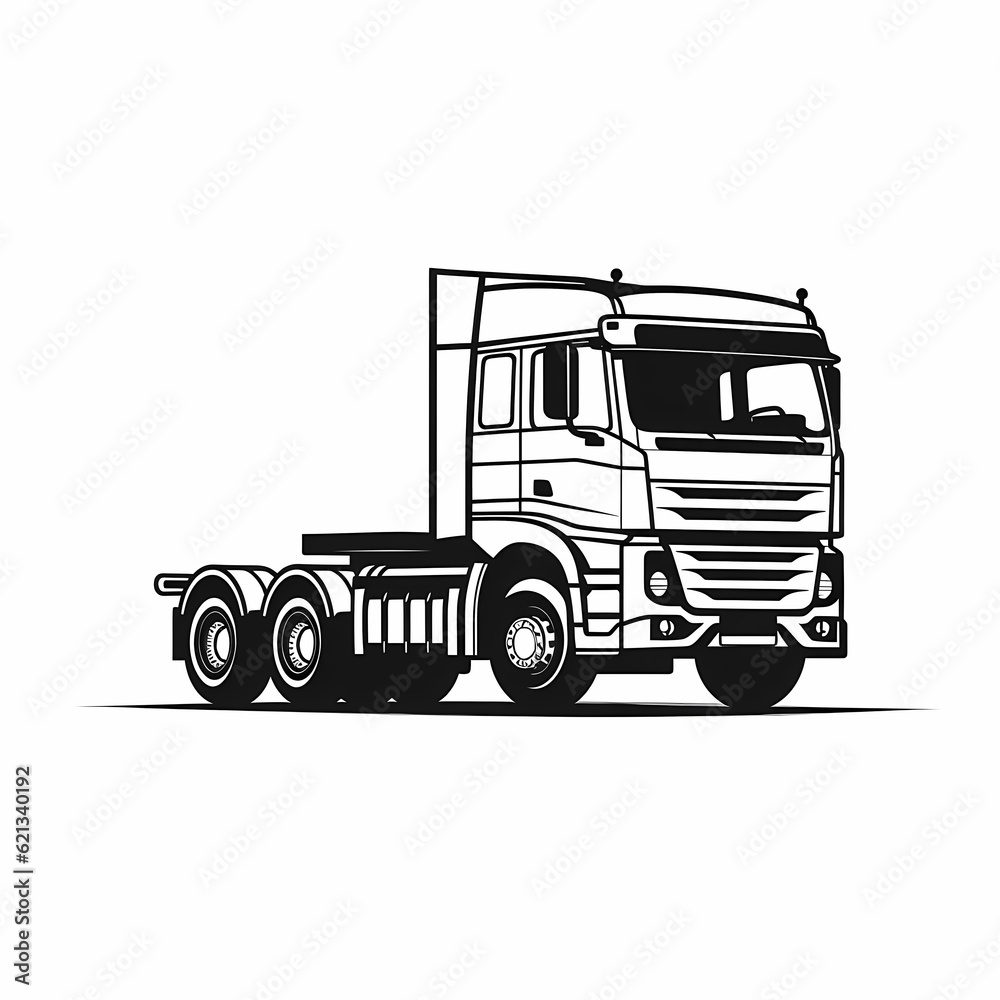 Truck Logo Illustration Design Truck Logo Illustration Design