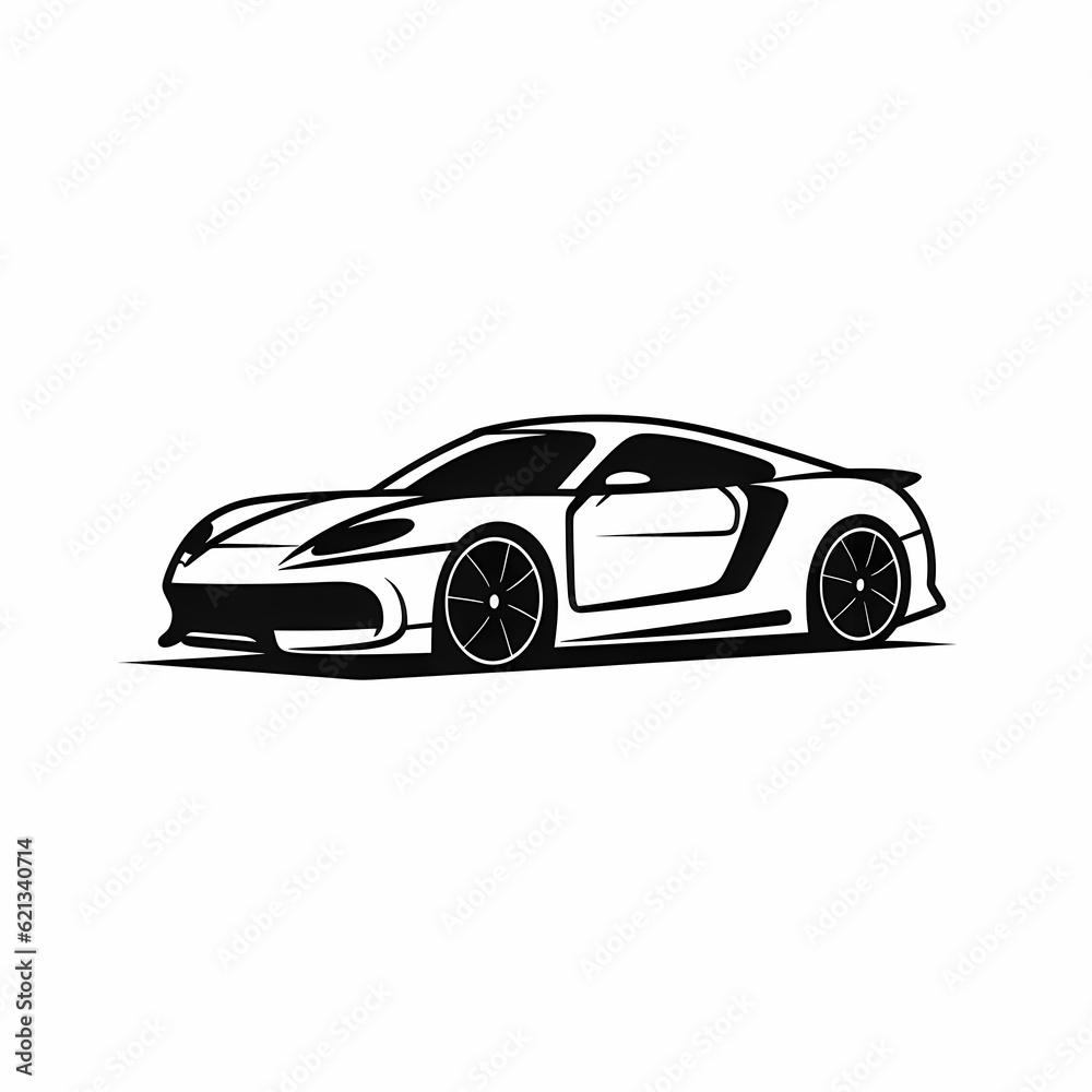 Modern Car Logo Illustration Design Modern Car Logo Illustration Design