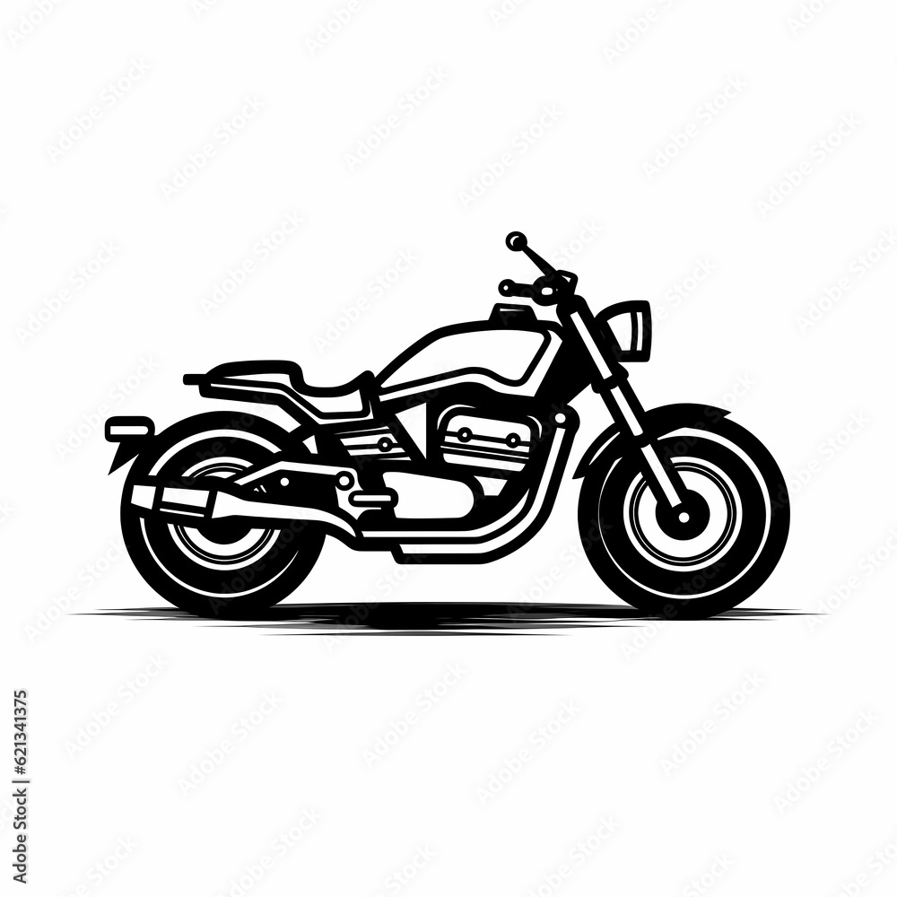 Obraz premium Motorcycle Logo Illustration Design