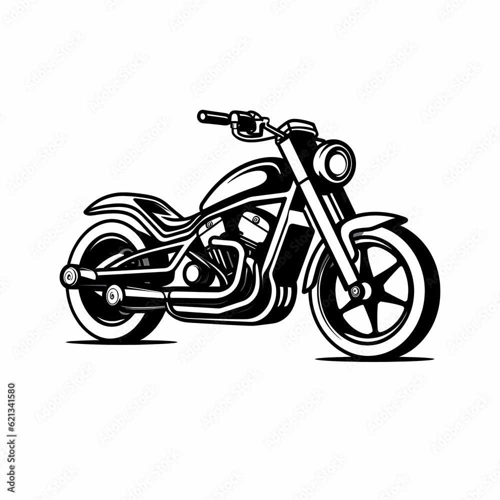 Obraz premium Motorcycle Logo Illustration Design