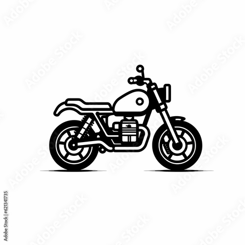 Motorcycle Logo Illustration Design