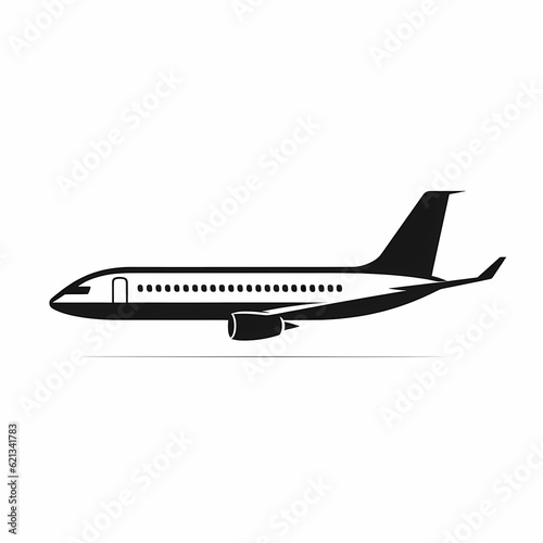 Airplane Logo Illustration Design
