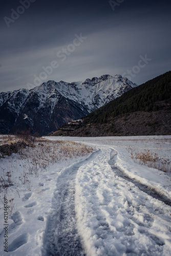 winter mountain landscape