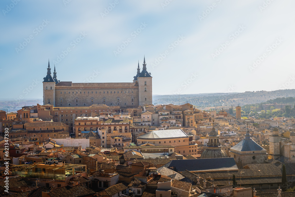 Alcazar of Toledo Aerial View - Toledo, Spain