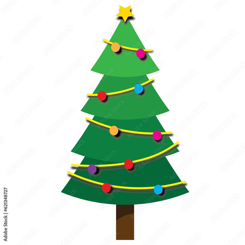 Fototapeta premium snow man tree crismas 