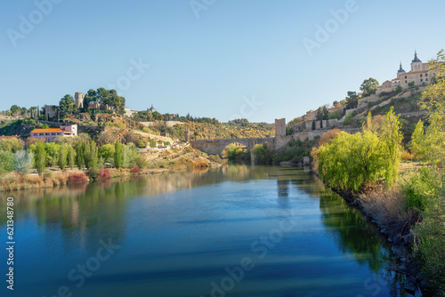 Tagus River and Alcantara Bridge - Toledo, Spain