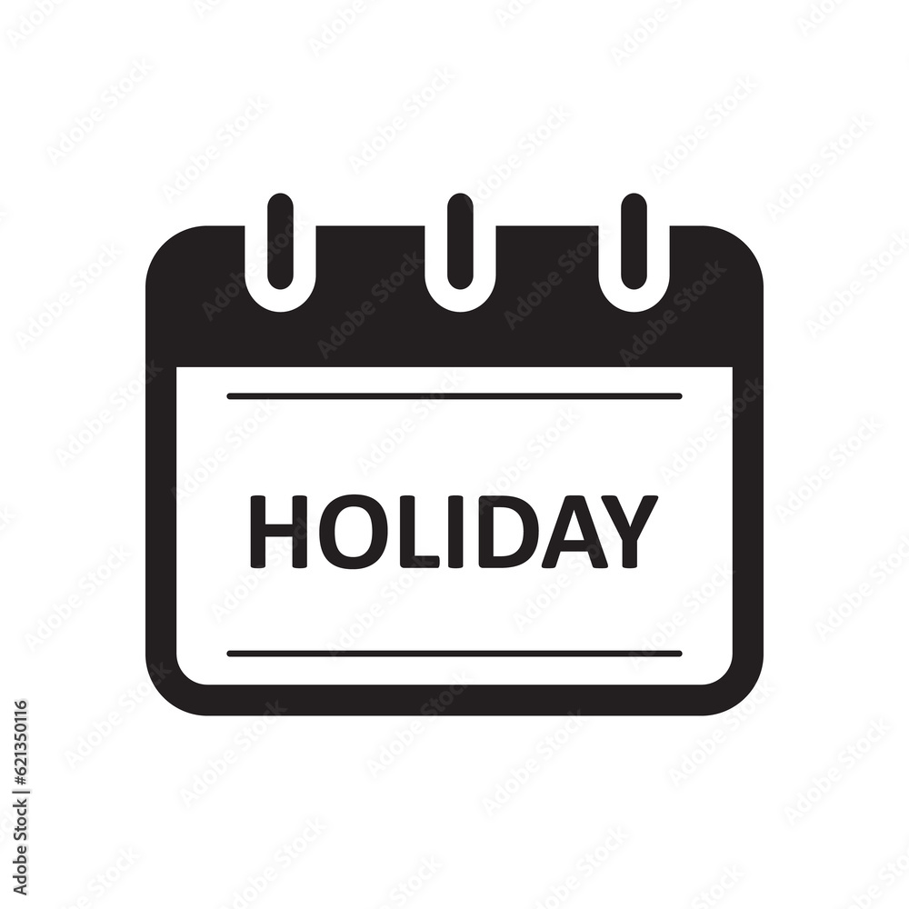 Calendar Holiday line icon. Calendar icon. Schedule, date icon symbol illustration Calendar Holiday line icon. Calendar icon. Schedule, date icon symbol illustration