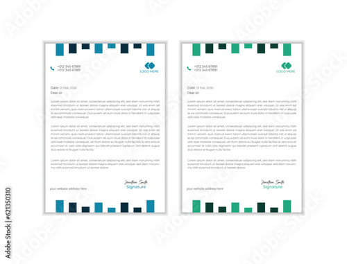 Professional business letterhead design for corporate office