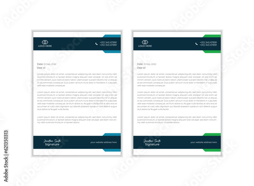 Professional business letterhead design for corporate office