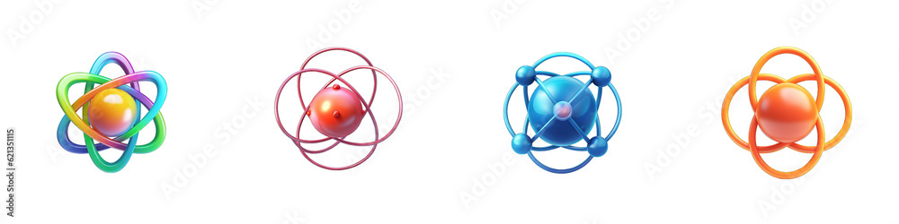 Atom clipart collection, vector, icons isolated on transparent background Atom clipart collection, vector, icons isolated on transparent background