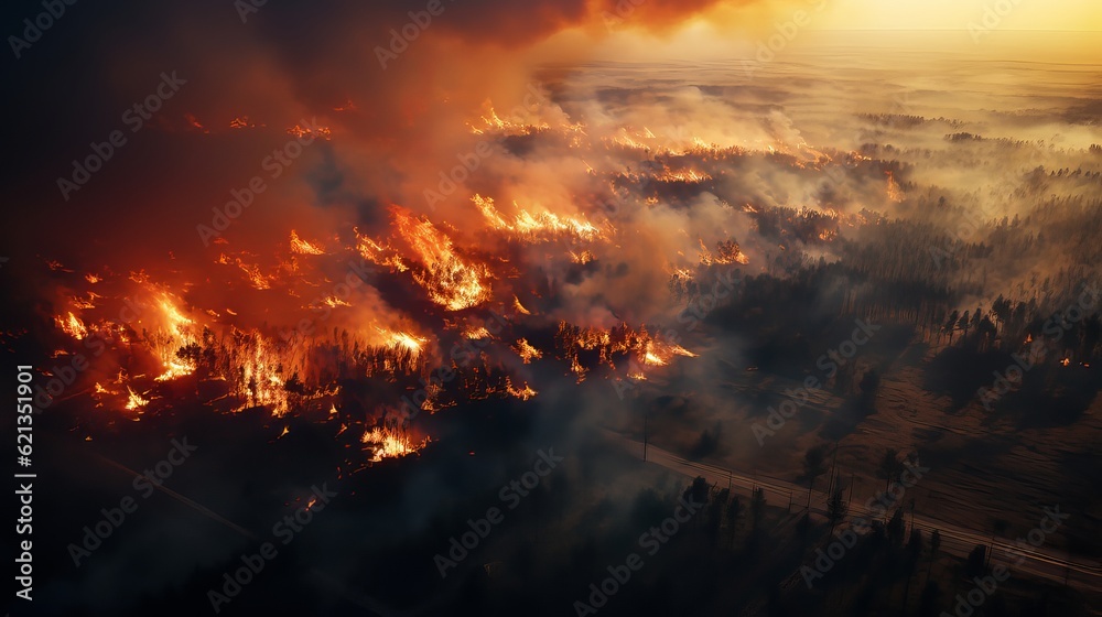 Fototapeta premium Wild Fire