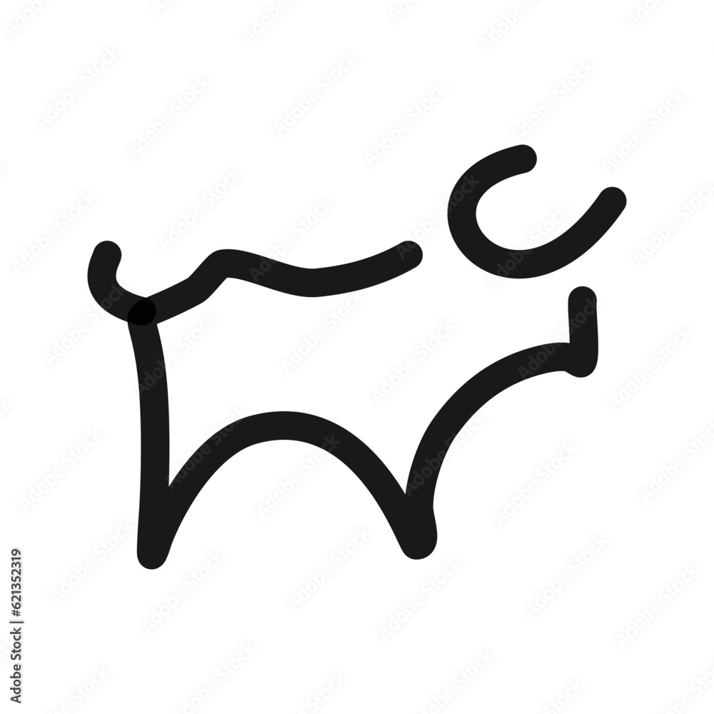 bull simple line art doodle bull simple line art doodle