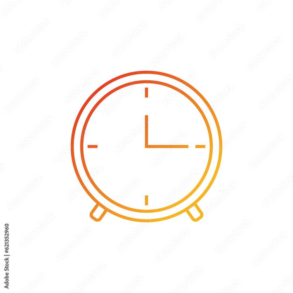 Gradient Clock Icon Gradient Clock Icon