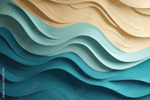 abstract blue wave background
