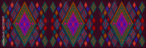 Pattern, ornament, tracery, mosaic ethnic, folk, national, geometric for fabric, interior, ceramic, furniture in the Arabian style.