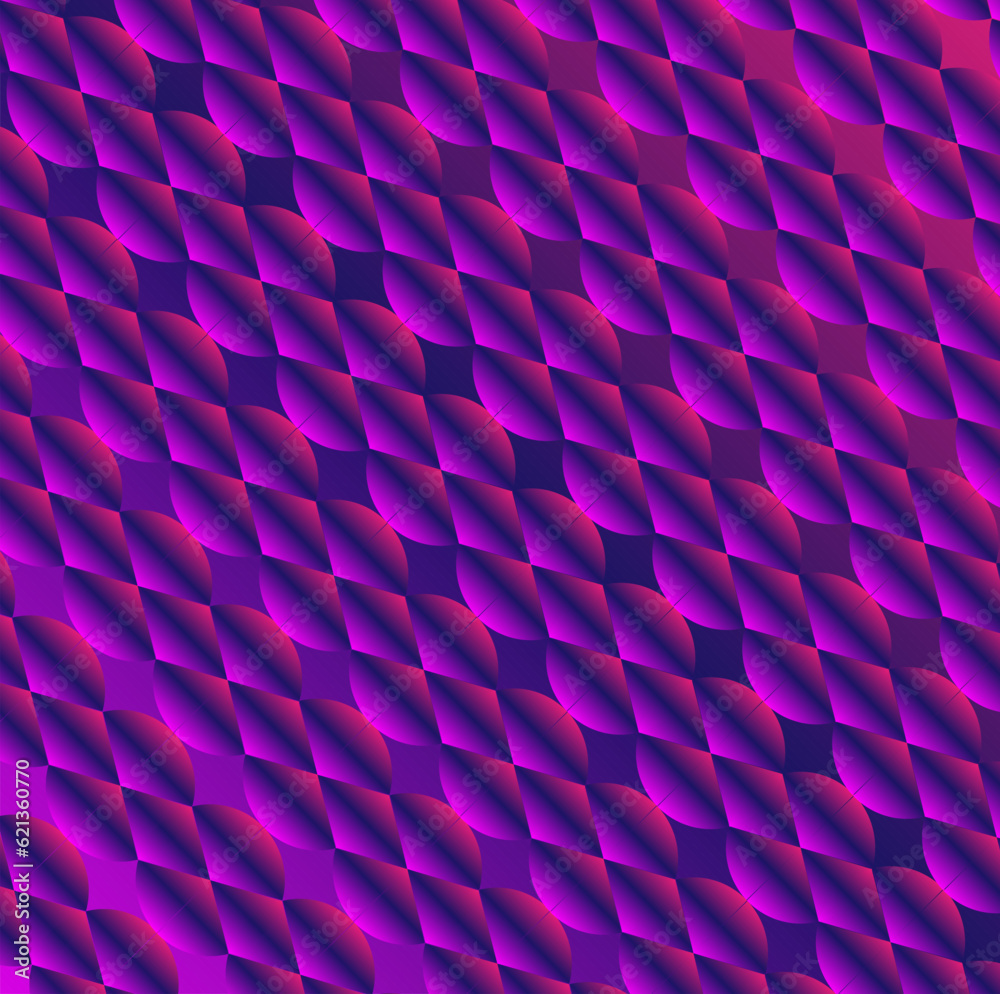 Vector abstract pattern in the form of purple geometric shapes on a blue gradient background Vector abstract pattern in the form of purple geometric shapes on a blue gradient background