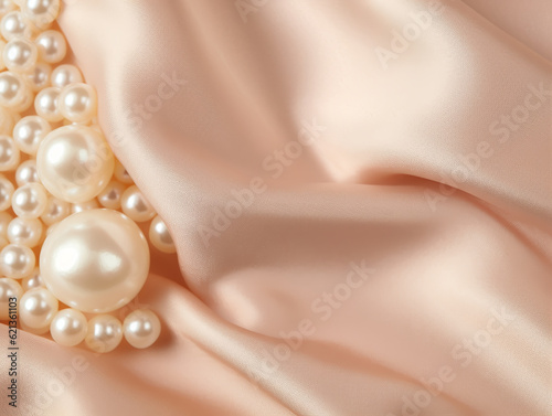 Stock photography, pearl, texture background image, AI Generation