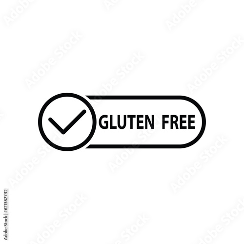 gluten free icon vector sign