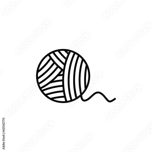  thread vector icon knit sign