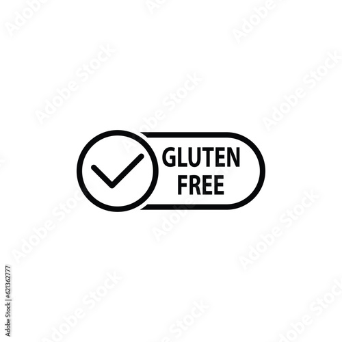 gluten free icon vector sign