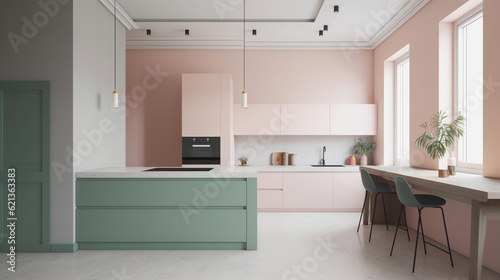 Pastel kitchen