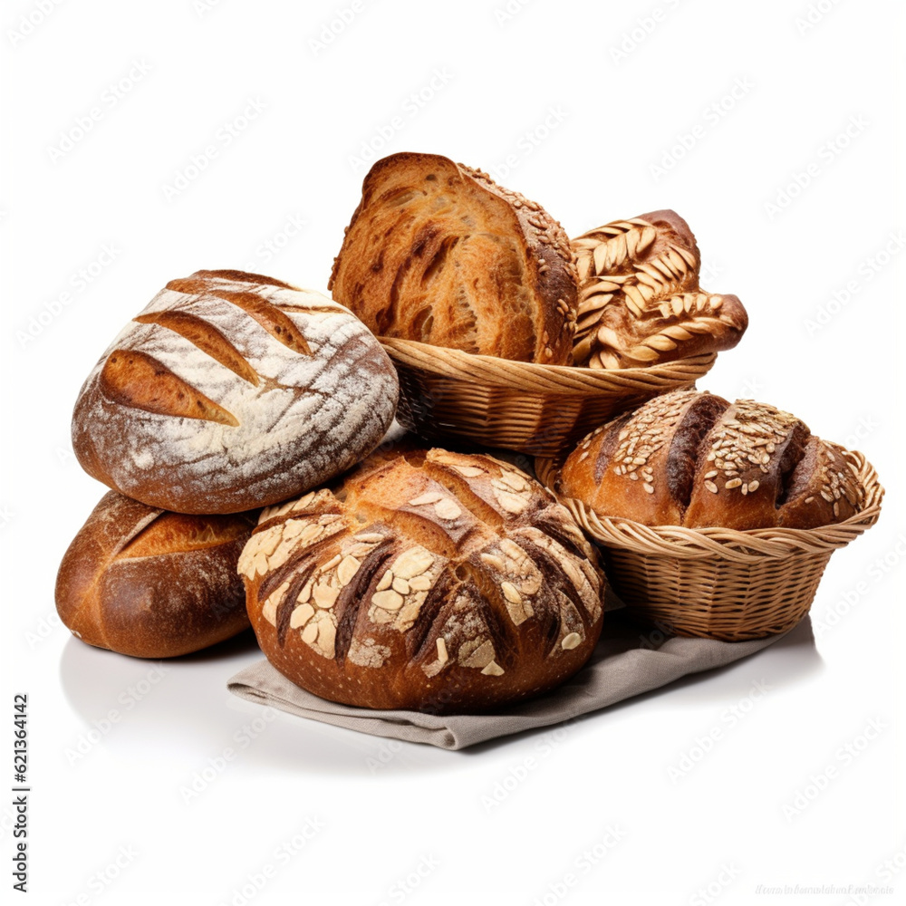 assortment of baked bread assortment of baked bread