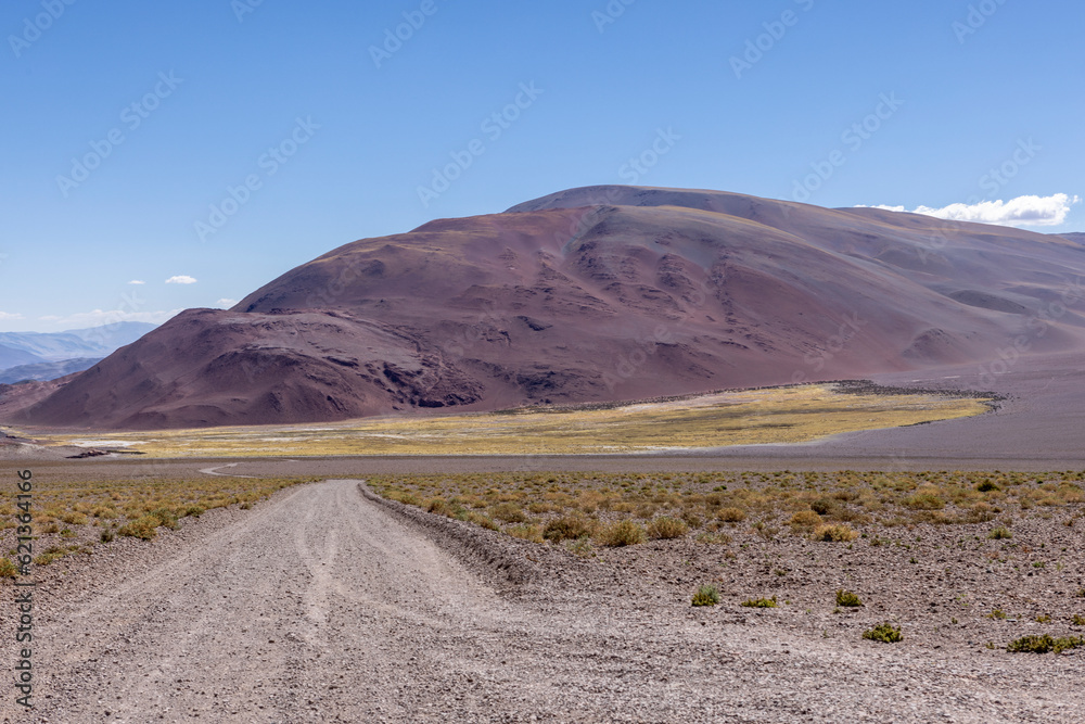 Crossing the Andes from Antofagasta de la Sierra to Antofalla - stunning landscape in the Argentinian highlands called Puna in South America